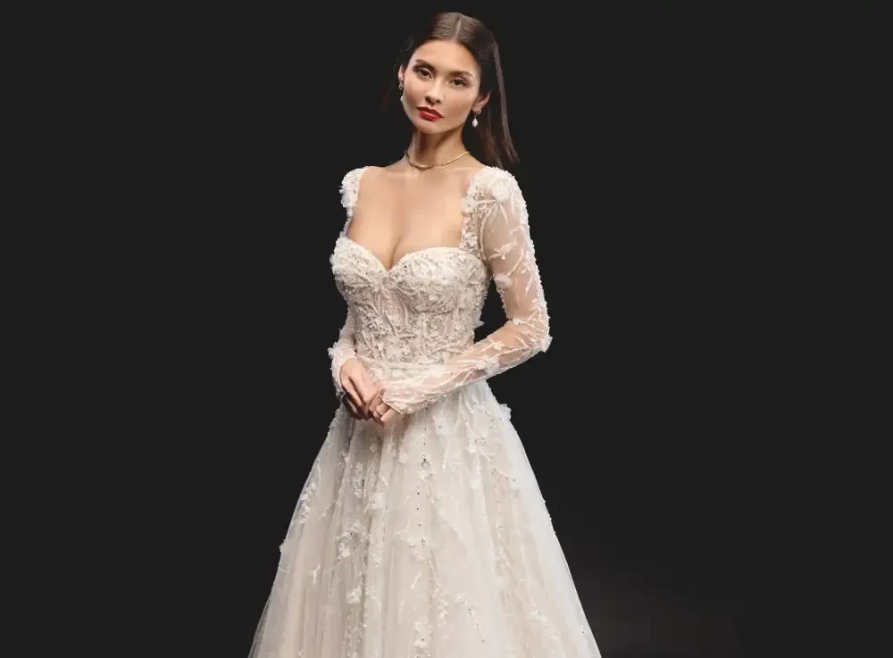Photo of Model wearing a Justin Alexander Signature gown - top right