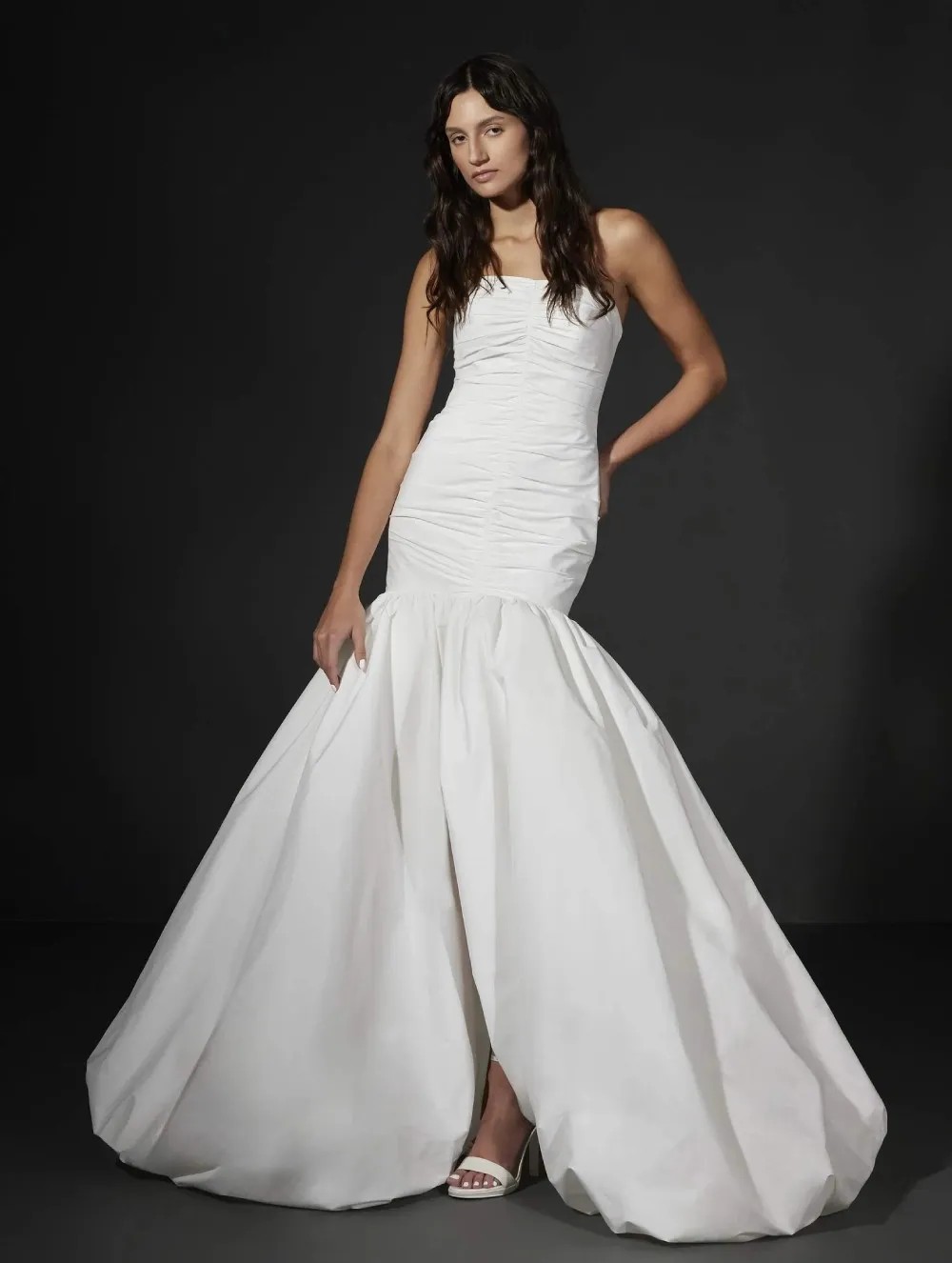 Photo of Model wearing a Vera Wang bridal gown