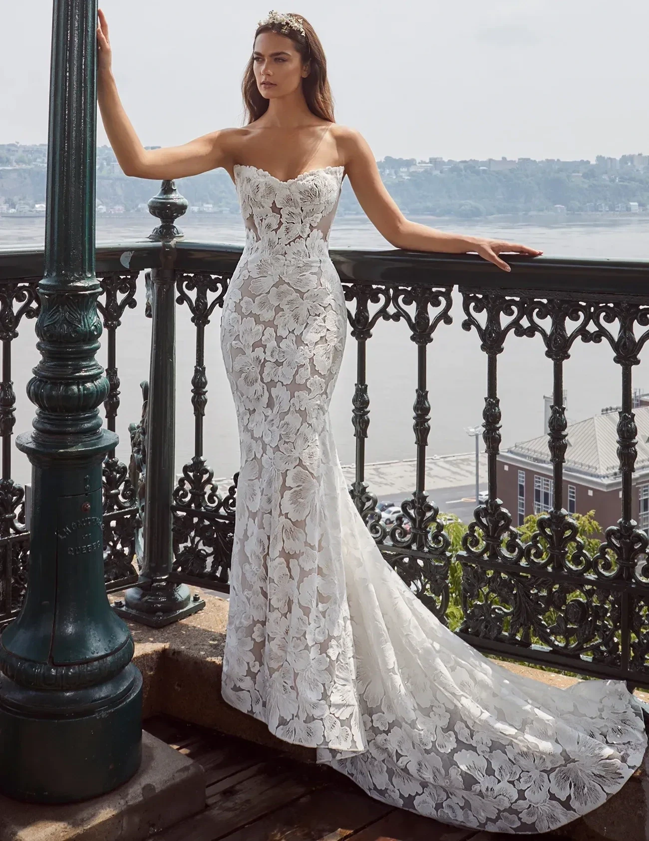 Photo of Model wearing a Calla Blanche bridal gown