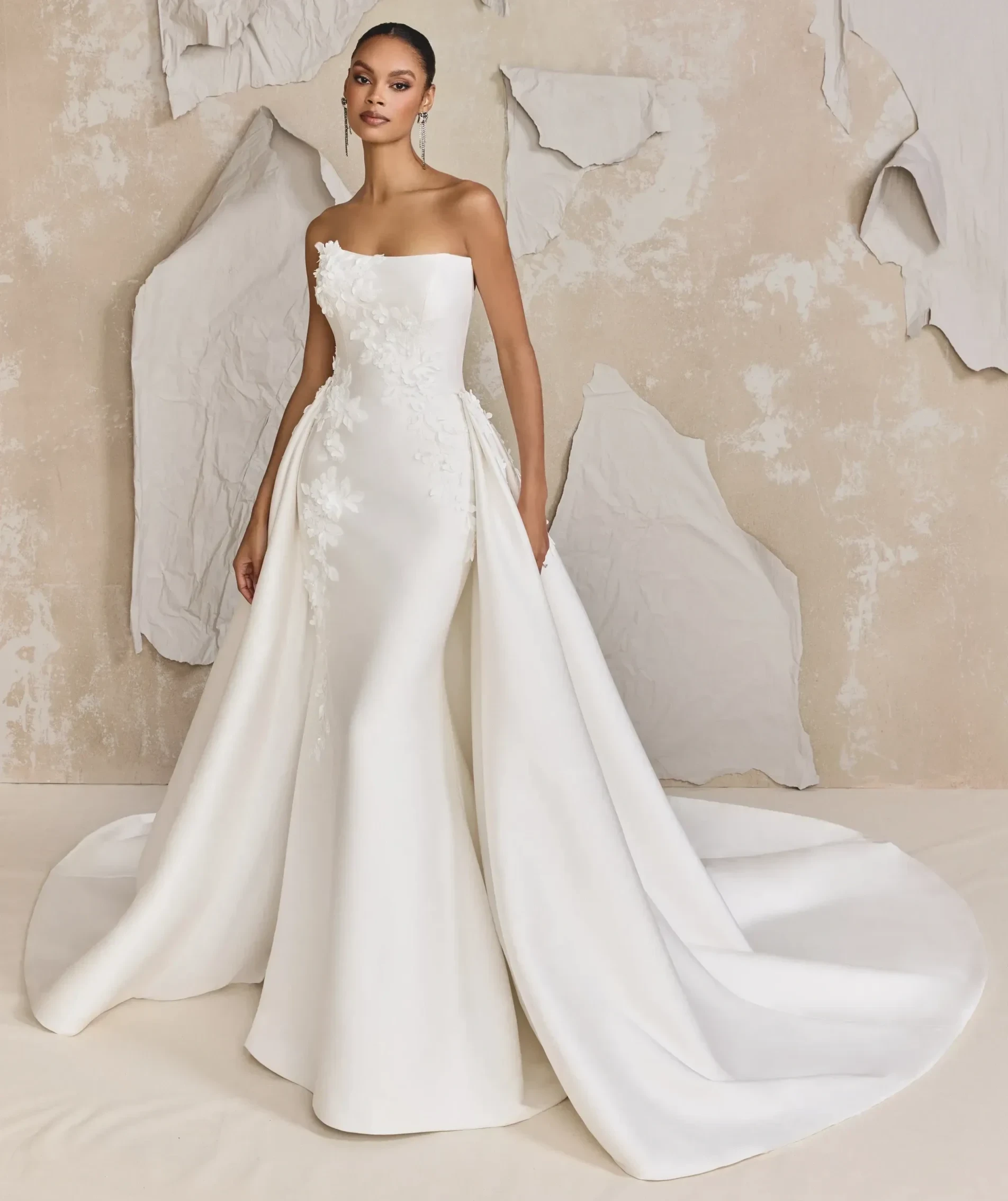 Photo of Model wearing a Justin Alexander Signature gown