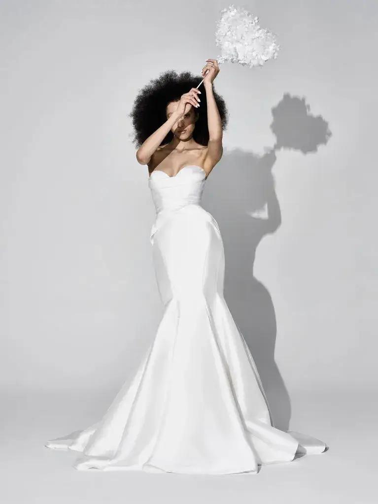 Photo of Model wearing a Vera Wang bridal gown